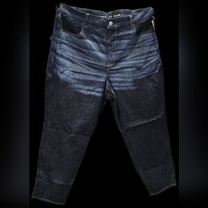 New AMERICAN EAGLE Next Level Womens CURVY Hi-Rise Jegging Crop Size 22
